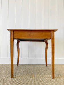 Antique French Cherry Side Table c1790