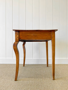 Antique French Cherry Side Table c1790