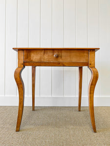 Antique French Cherry Side Table c1790