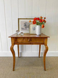 Antique French Cherry Side Table c1790