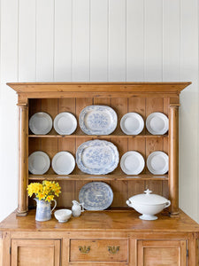 A Large 19th Century Pine Welsh Dresser or Cupboard