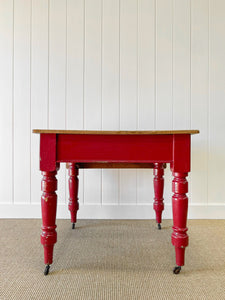 Old English Country Pine Drop Leaf Dining Table