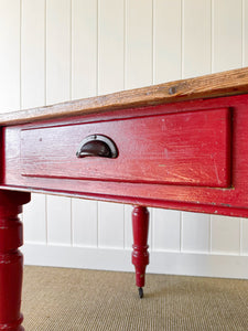 Old English Country Pine Drop Leaf Dining Table