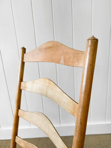 An Ash Rush Seated Rocking Chair c1890