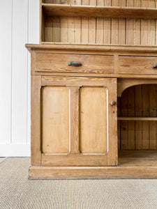 An Early 19th Century Monumental Pine Welsh Dresser or Cupboard