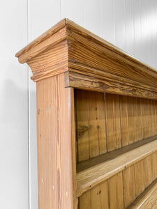 An Early 19th Century Monumental Pine Welsh Dresser or Cupboard