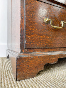 A 18th Century English (Scottish)? Country Oak Chest of Drawers Dresser