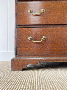 A 18th Century English (Scottish)? Country Oak Chest of Drawers Dresser