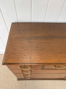 A 18th Century English (Scottish)? Country Oak Chest of Drawers Dresser