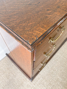 A 18th Century English (Scottish)? Country Oak Chest of Drawers Dresser