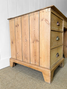 Antique English Pine Desk c1890