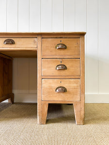 Antique English Pine Desk c1890