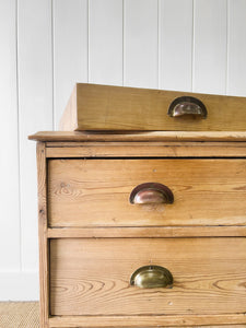 Antique English Pine Desk c1890