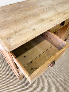 Antique English Pine Desk c1890