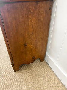 A Antique English Regency Bookcase Cabinet or Hutch