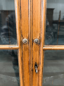 A Antique English Regency Bookcase Cabinet or Hutch