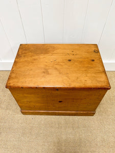 An Antique Pine Blanket Box c1890