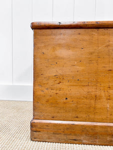 An Antique Pine Blanket Box c1890