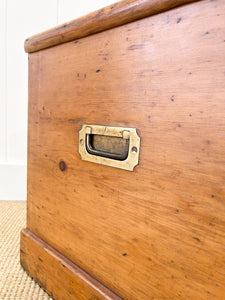 An Antique Pine Blanket Box c1890