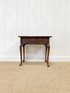 A Nice English Antique Inlaid Walnut Queen Anne Dressing Table