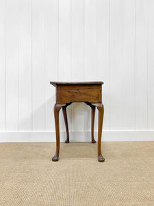 A Nice English Antique Inlaid Walnut Queen Anne Dressing Table