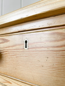 A Charming English Pine Nightstand c1890