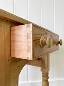 A Charming English Pine Nightstand c1890