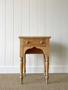 A Charming English Pine Nightstand c1890