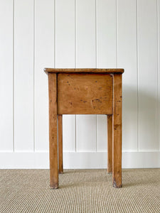 A Charming English Pine Nightstand c1890