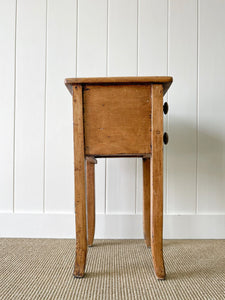 A Charming English Pine Nightstand c1890