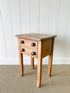 A Charming English Pine Nightstand c1890