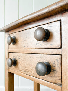 A Charming English Pine Nightstand c1890