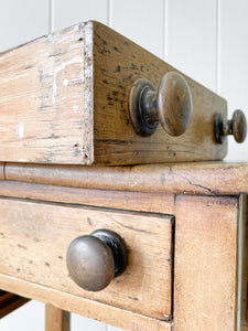 A Charming English Pine Nightstand c1890