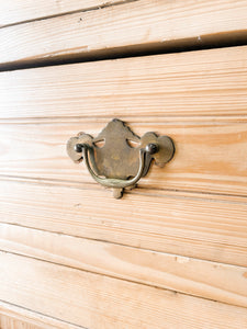 A 19th Century English Pine Bookcase Cabinet or Hutch