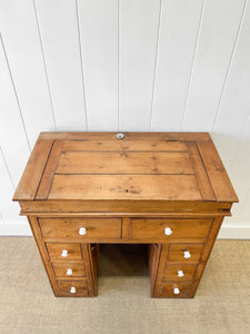 An Antique English Pine Clerk's Desk c1880