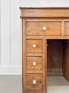 An Antique English Pine Clerk's Desk c1880