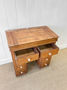 An Antique English Pine Clerk's Desk c1880