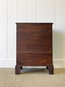 A Delightful Late 19th Century English Country Ebonized Chest of Drawers Dresser