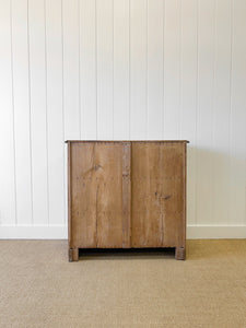 An Antique English Pine Deep Drawer Chest of Drawers Dresser c1890