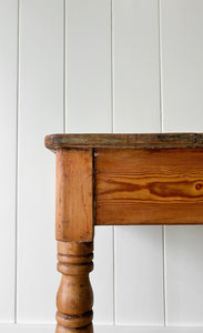 A Pair of Charming Antique English Console Side Tables or Night Stands