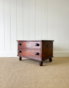 A Petite Antique English Chest of Drawers Dresser c1890