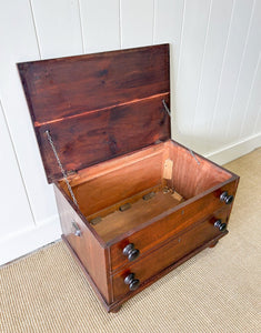 A Petite Antique English Chest of Drawers Dresser c1890