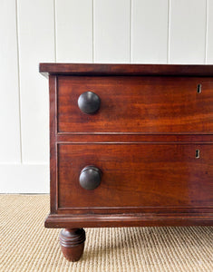 A Petite Antique English Chest of Drawers Dresser c1890