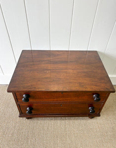 A Petite Antique English Chest of Drawers Dresser c1890