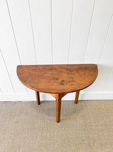 A Petite English Demi-Lune Tea Table