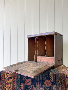 An English Pine Mobile Desk or Pigeon Hole Box c1890