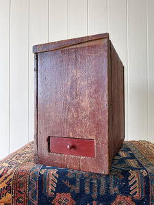 An English Pine Mobile Desk or Pigeon Hole Box c1890