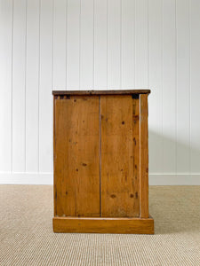 A Large English Country 11 Drawer Pine Buffet or Sideboard c1860