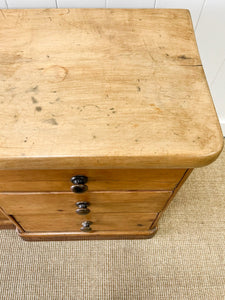 A Monumental English Country Pine Sideboard Buffet c1860