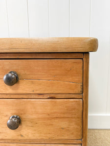 A Monumental English Country Pine Sideboard Buffet c1860